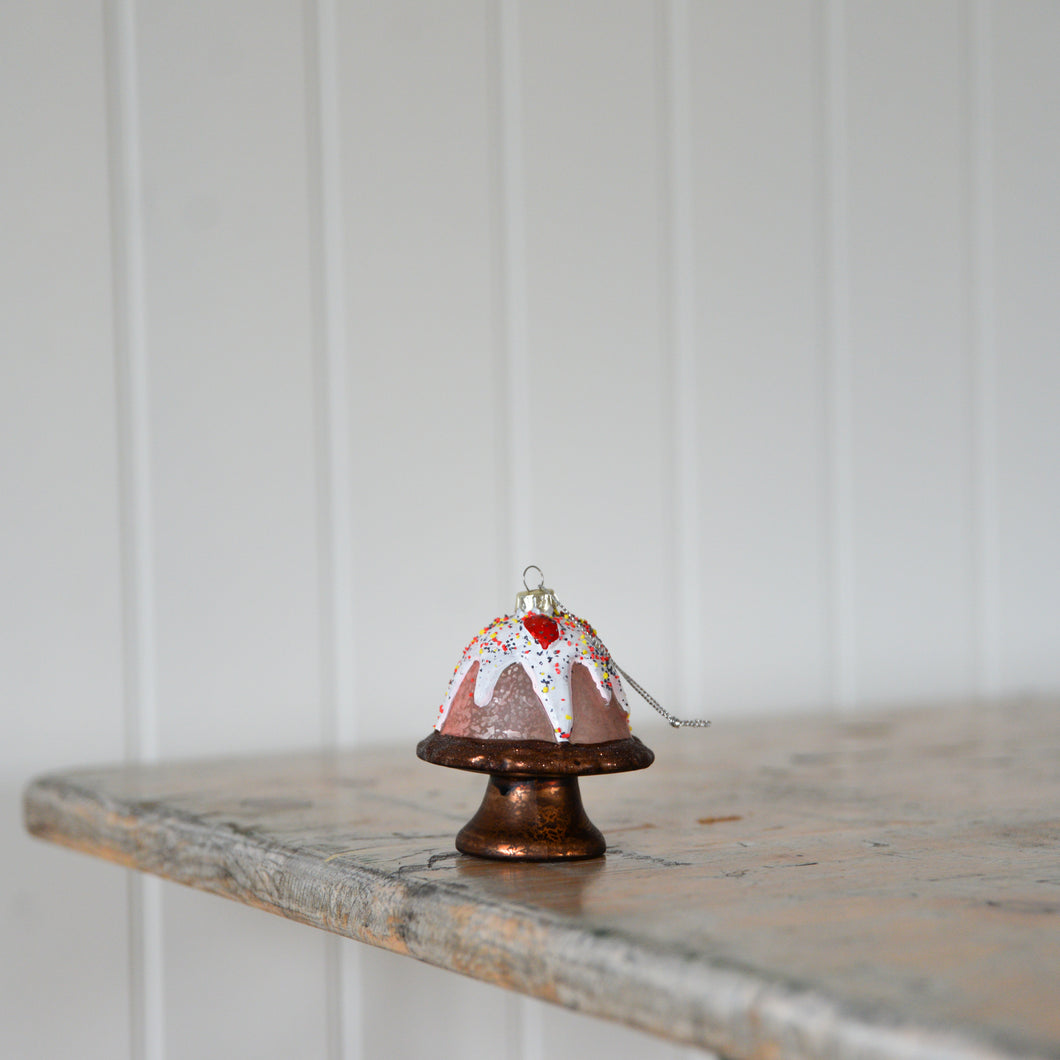 Christmas Cake Tree Ornament