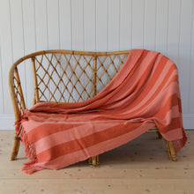 Load image into Gallery viewer, Frello Orange Stripe Throw