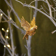 Load image into Gallery viewer, Gold Dove Hanging Decoration