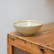 Load image into Gallery viewer, Heikki Brown and Green Ceramic Small Serving Bowl