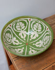 Heikki Green Patterned Ceramic Serving Bowl