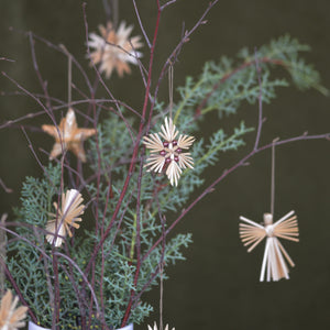 Hirah Wheat Straw Tree Ornaments