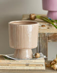 Nature Textured Flowerpot on Stand