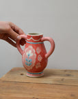 Odina Hand Painted Ceramic Vase / Red