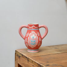 Load image into Gallery viewer, Odina Hand Painted Ceramic Vase / Red