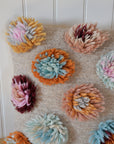 Somma Floral Tufted Cushion / Wool