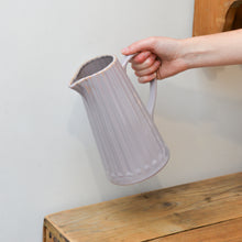 Load image into Gallery viewer, Textured Ceramic Jug / Rose Pink