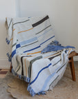 Toscana Throw, Blue Stripe