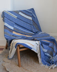 Toscana Throw, Blue Stripe