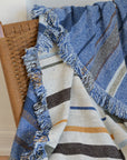 Toscana Throw, Blue Stripe
