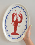 Lobster Oval Serving Tray