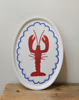 Lobster Oval Serving Tray