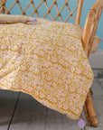 Sofa Cover or Mattress Olive Stripes and Floral