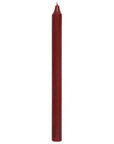Tall Rustic Dinner Candle / Bordeaux