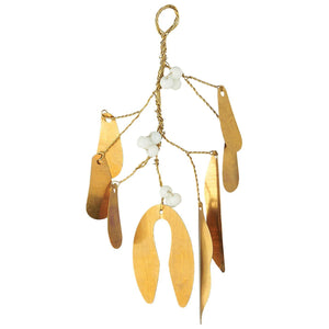 Brass Mistletoe Ornament