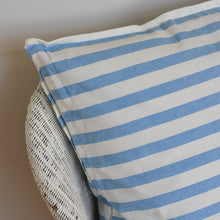 Load image into Gallery viewer, Blue Striped Cushion Large 60 x 60 cm / Rimini Ocean