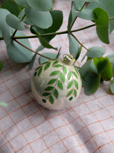 Christmas Baubles Seraphim / Green Mistletoe