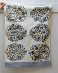 Juhi Floral Cotton Tea Towel / Blue