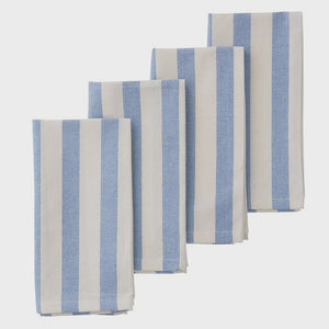 Blue and White Stripe Napkins
