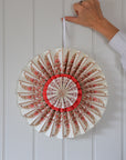 Paper Rosette Calla Berry 30 cm