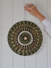 Load image into Gallery viewer, Paper Rosette Calla Olive 30 cm