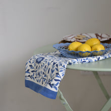 Load image into Gallery viewer, Printed Floral Tea Towels / Indigo