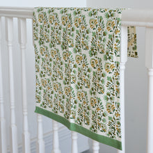 Load image into Gallery viewer, Printed Floral Tea Towels / Greens