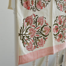 Load image into Gallery viewer, Printed Floral Tea Towel / Pinks