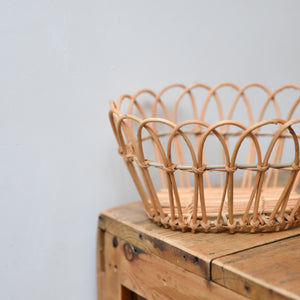 Rattan Bread Basket / 23cm