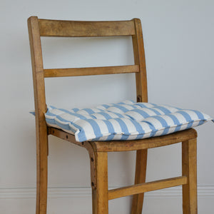 Striped Blue Seat Cushion /Rimini Ocean