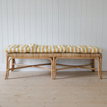 Load image into Gallery viewer, Yellow and White Striped Mattress / 55x155cm