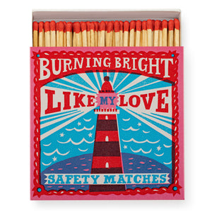 Burning Bright Matches by The Printed Peanut