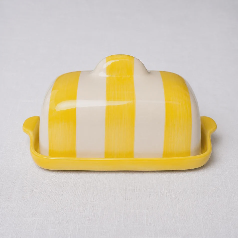 The Big Butt Butter Dish / Yellow