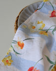 Daffodil Blue Stripe Linen Napkin