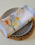 Daffodil Blue Stripe Linen Napkin