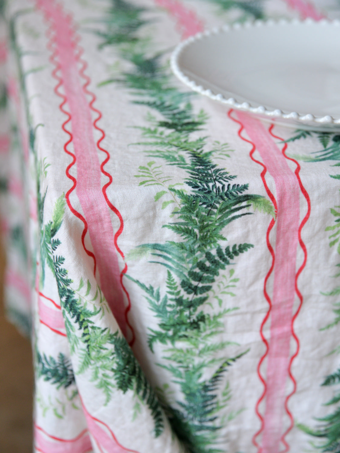 Eden Stripe Tablecloth