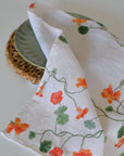 Nasturtium Linen Napkin