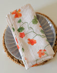 Nasturtium Linen Napkin