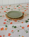 Nasturtium Linen Tablecloth