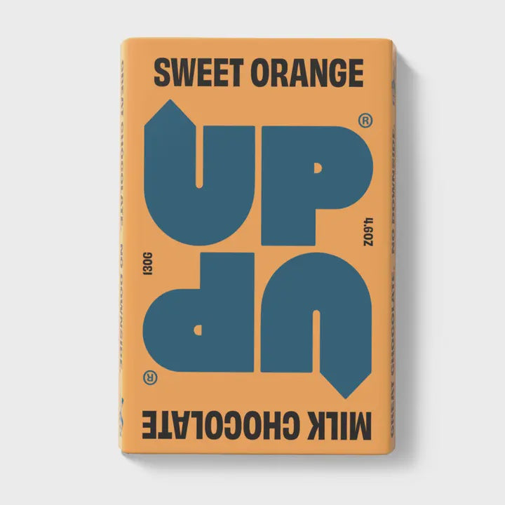 Sweet Orange Milk Chocolate Bar 130G