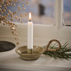 Ceramic Candle Holder for Taper Candle of 1.3cm