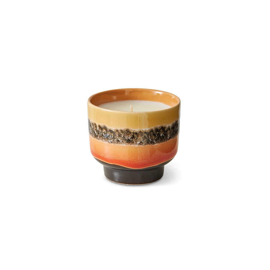 70s Ceramics Small Scented Candle / Tulum
