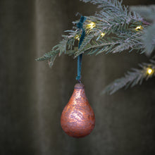 Load image into Gallery viewer, Glass Pear Decoration / Various Colours
