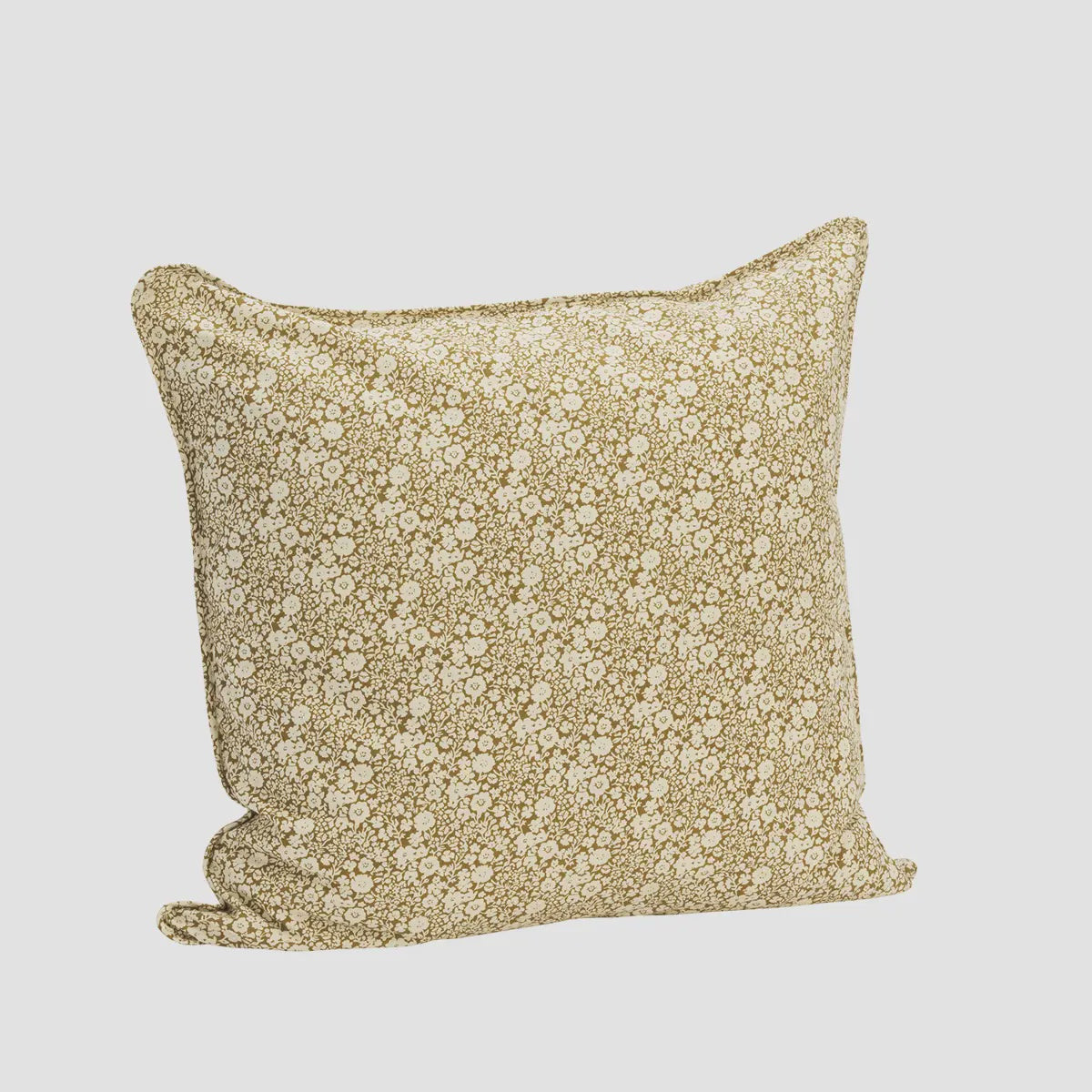 Floral Cushion / Caramel