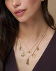 Eclectic Western Charm Necklace / 18K Gold Plated