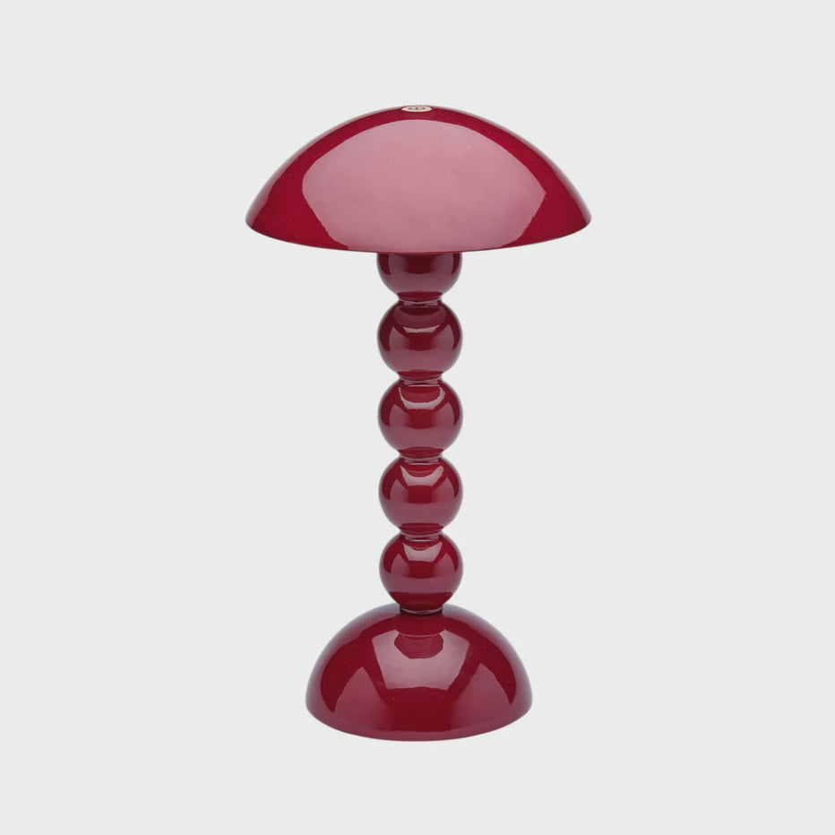 Rechargeable Bobbin LED Lamp / Cherry Red – Mon Pote