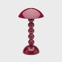 Load image into Gallery viewer, Rechargeable Bobbin LED Lamp / Cherry Red