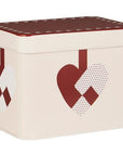 Braided Heart Cookie Storage Tin