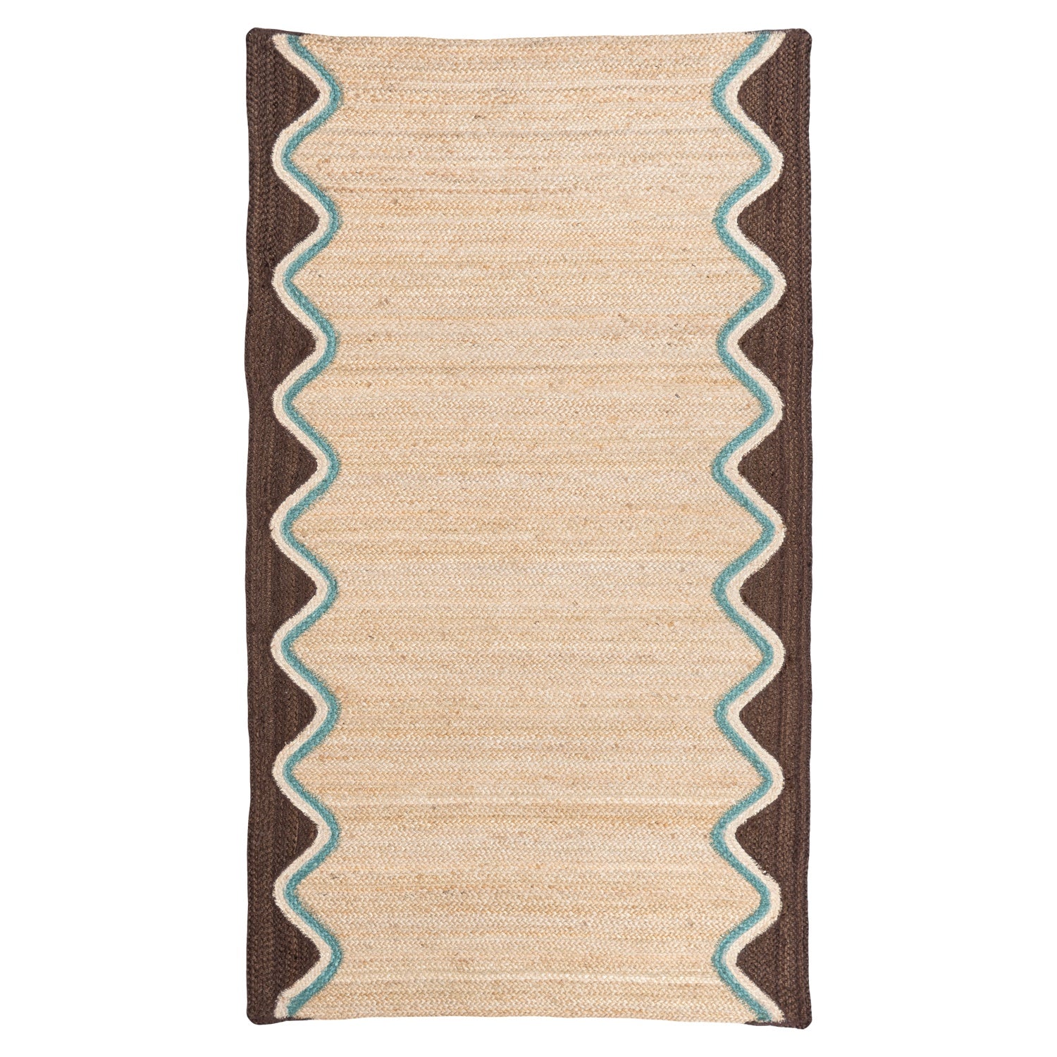 Cocoa Wave Jute Ruge 2 x 6"
