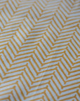 Chevron Print Cotton Napkin / Apricot